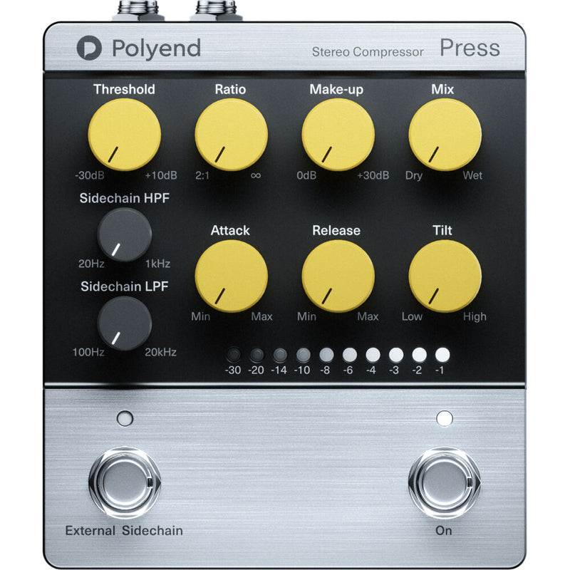 Polyend Press Stereo Analog Compressor Pedal