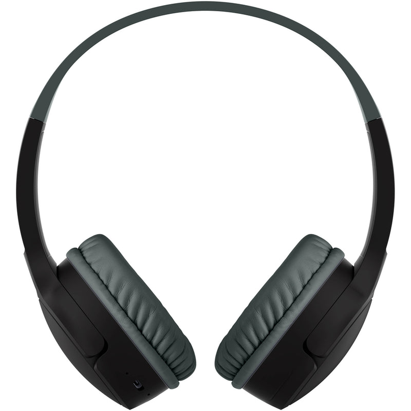 Belkin SoundForm Mini Wireless On-Ear Headphones for Kids (Black, USB-C)
