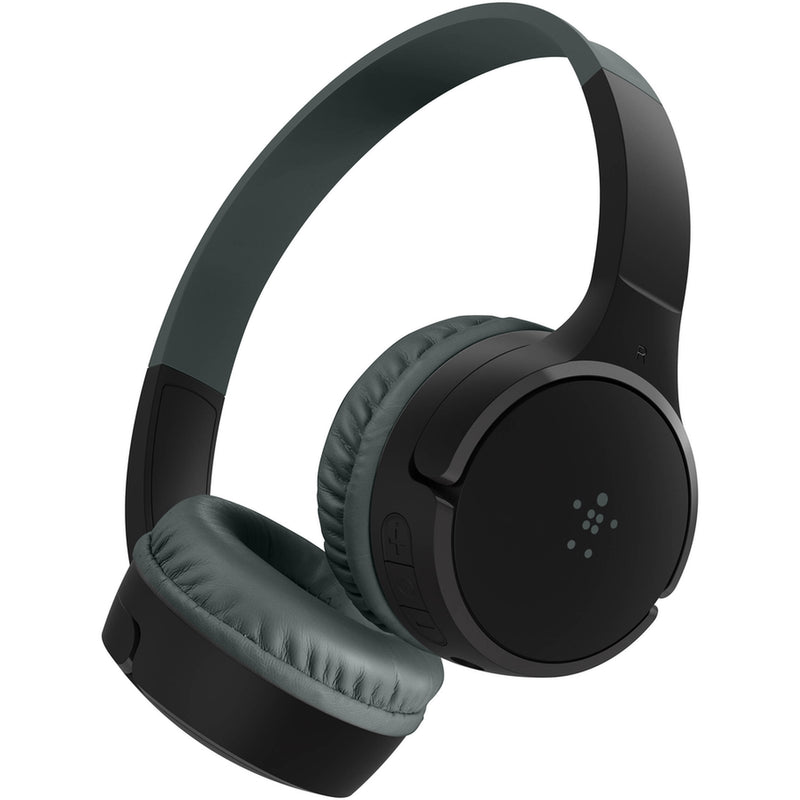 Belkin SoundForm Mini Wireless On-Ear Headphones for Kids (Black, USB-C)