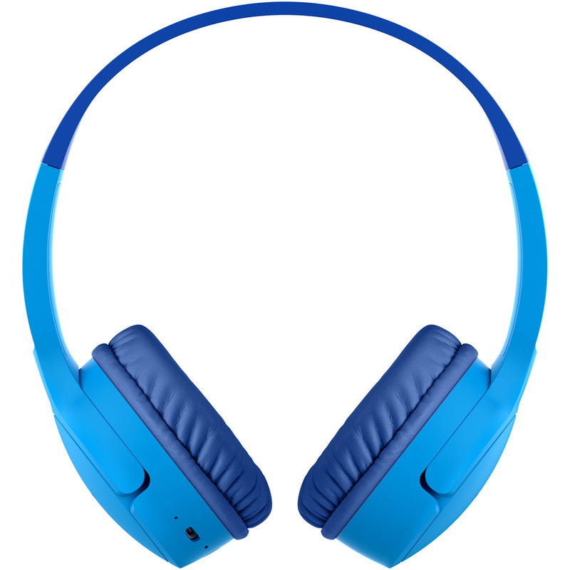 Belkin SoundForm Mini Wireless On-Ear Headphones for Kids (Blue, USB-C)
