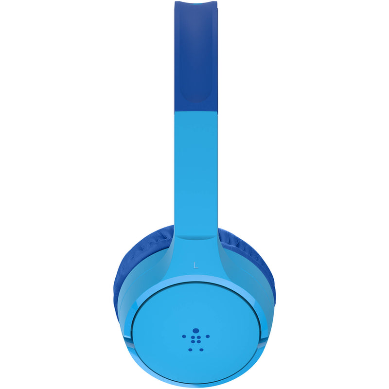 Belkin SoundForm Mini Wireless On-Ear Headphones for Kids (Blue, USB-C)