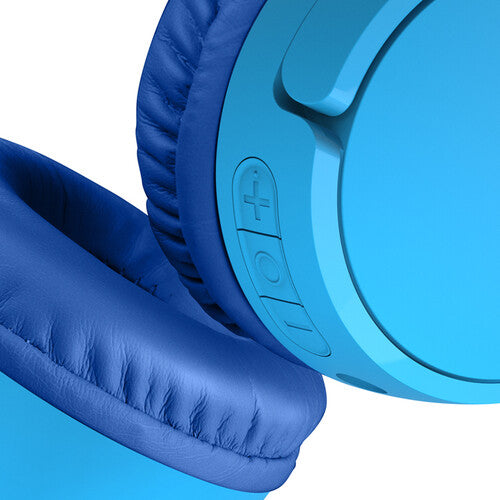 Belkin SoundForm Mini Wireless On-Ear Headphones for Kids (Blue, USB-C)
