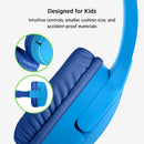 Belkin SoundForm Mini Wireless On-Ear Headphones for Kids (Blue, USB-C)