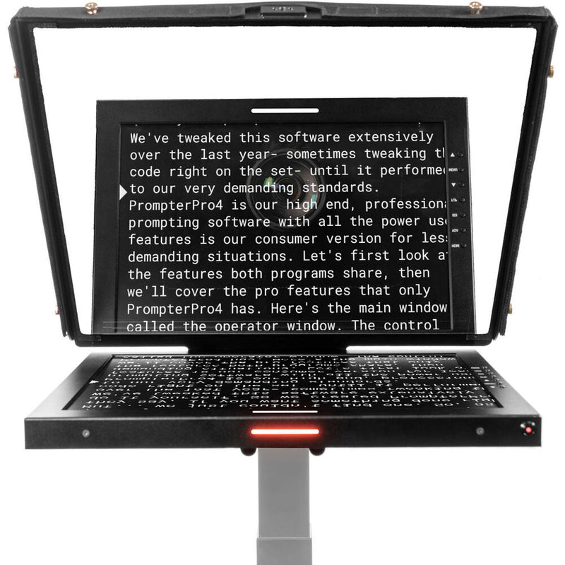 ikan 19" Teleprompter with Widescreen Script Monitor