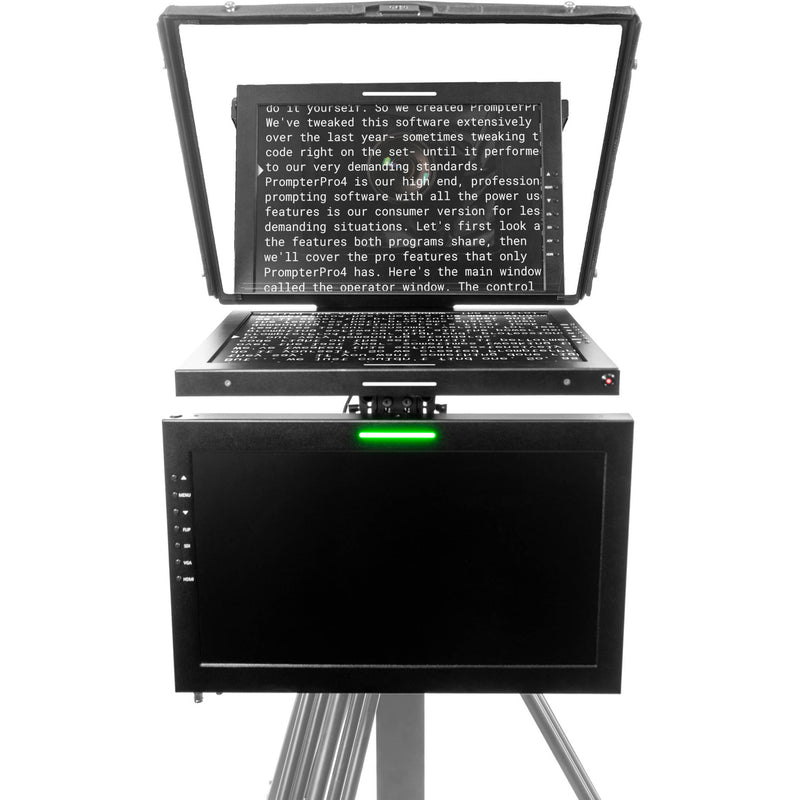 ikan 19" Teleprompter with Widescreen Script Monitor & Talent Monitor KIt