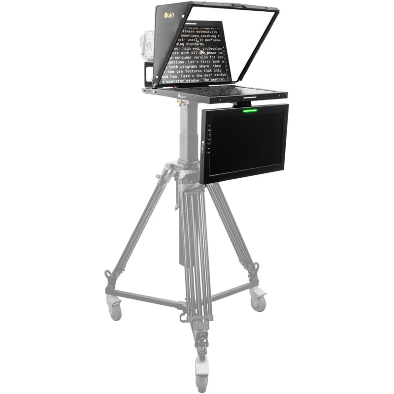 ikan 19" Teleprompter with Widescreen Script Monitor & Talent Monitor KIt