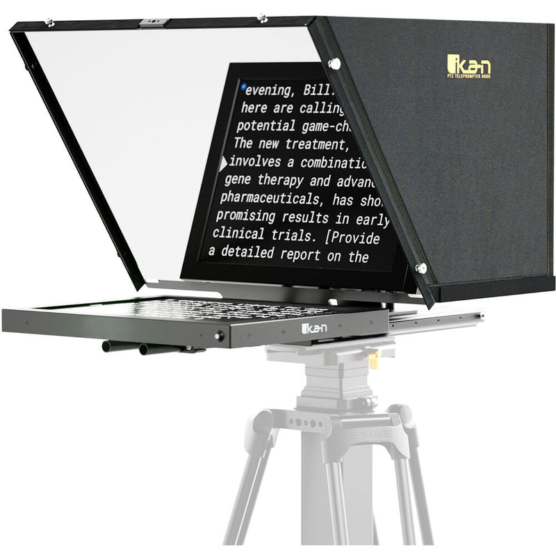 ikan Professional 17" High-Bright PTZ Teleprompter with 19" Widescreen Talent Monitor