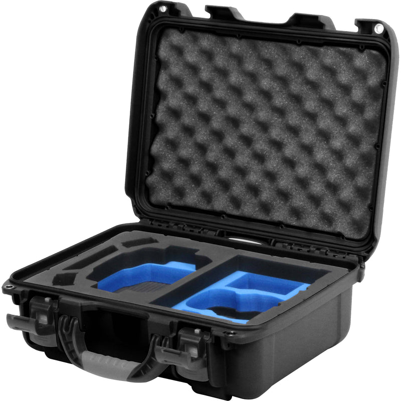 Foama Carry-On Hard Case with Foam Insert for DJI Mini 3 Pro/Mini 4 Pro (Black/Blue, 16L)