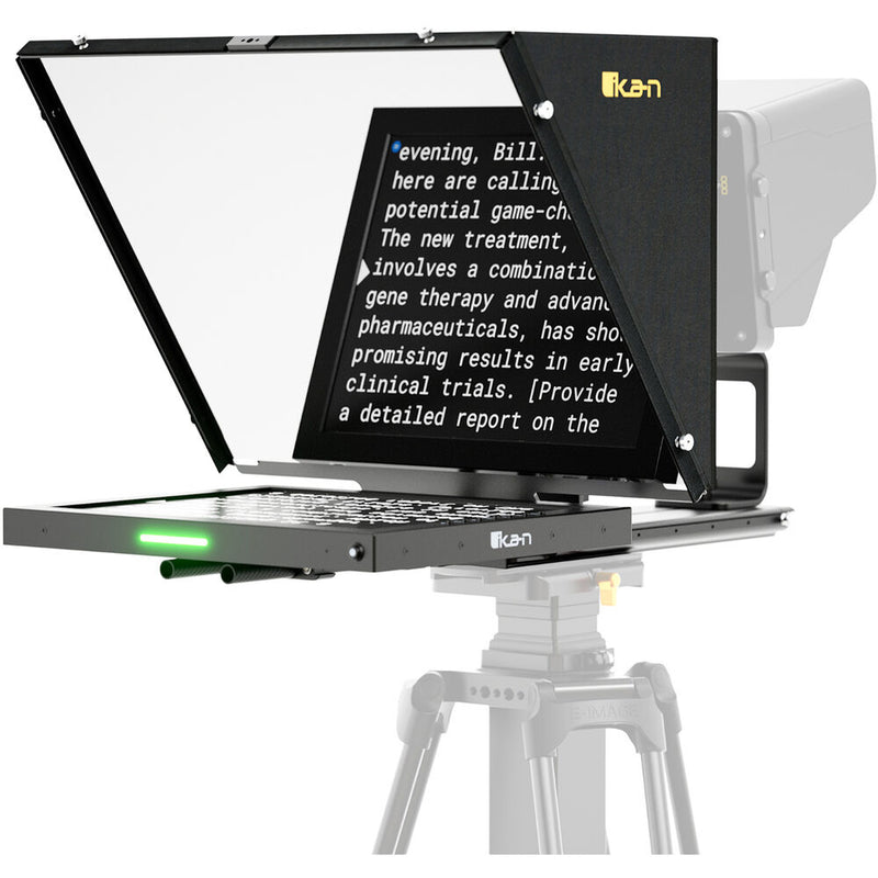 ikan Professional 15" SDI Teleprompter with Widescreen Tally Monitor