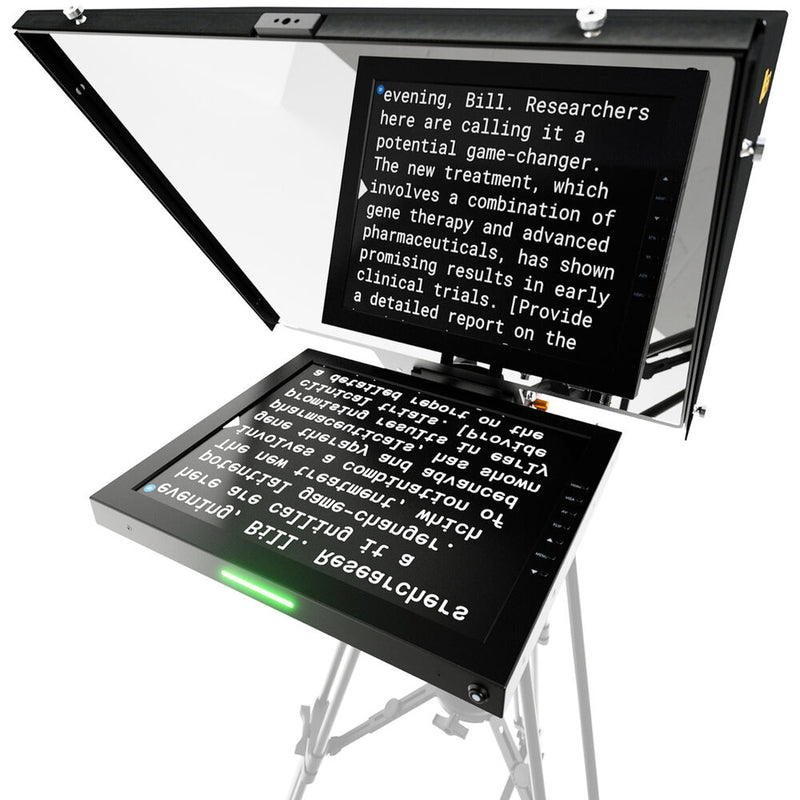 ikan Professional 15" SDI Teleprompter with Widescreen Tally Monitor
