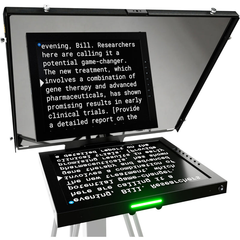 ikan Professional 15" SDI Teleprompter with Widescreen Tally Monitor