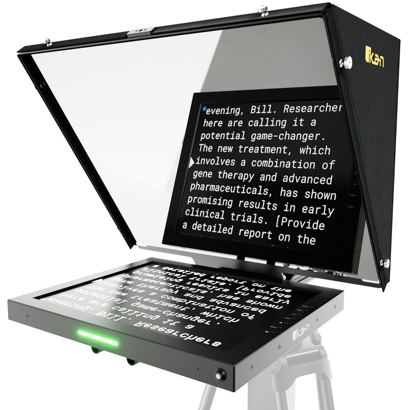 ikan Professional 15" SDI Teleprompter with Widescreen Tally Monitor