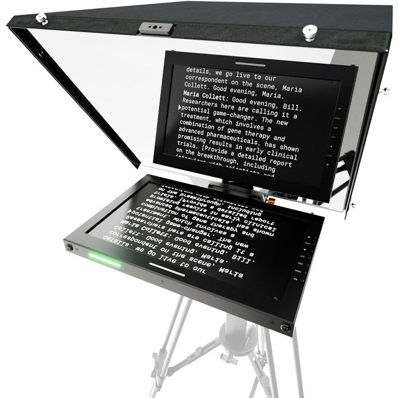 ikan Professional 15" SDI PTZ Teleprompter with Widescreen Tally Monitor