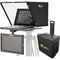ikan Professional 15" SDI PTZ Widescreen Teleprompter Travel Kit with Talent Monitor