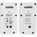 Kanto Living ORA4 Active 2-Way Reference Desktop Speakers with Bluetooth Streaming (Matte White, Pair)