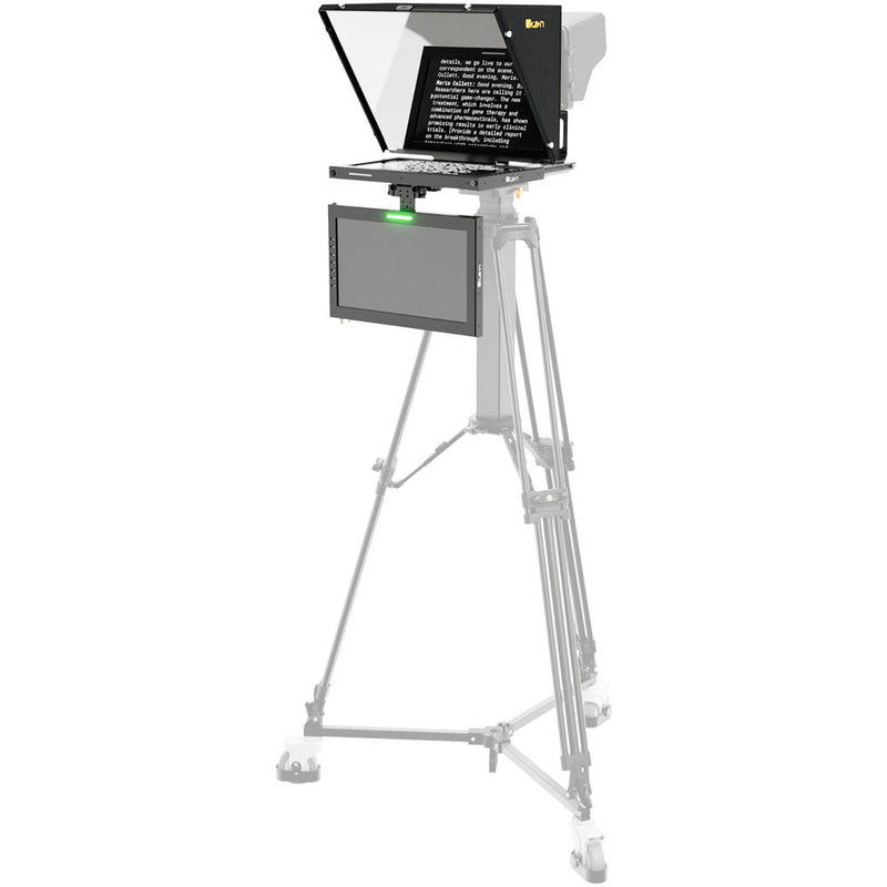ikan Professional 15" SDI Widescreen Teleprompter Travel Kit with Talent Monitor
