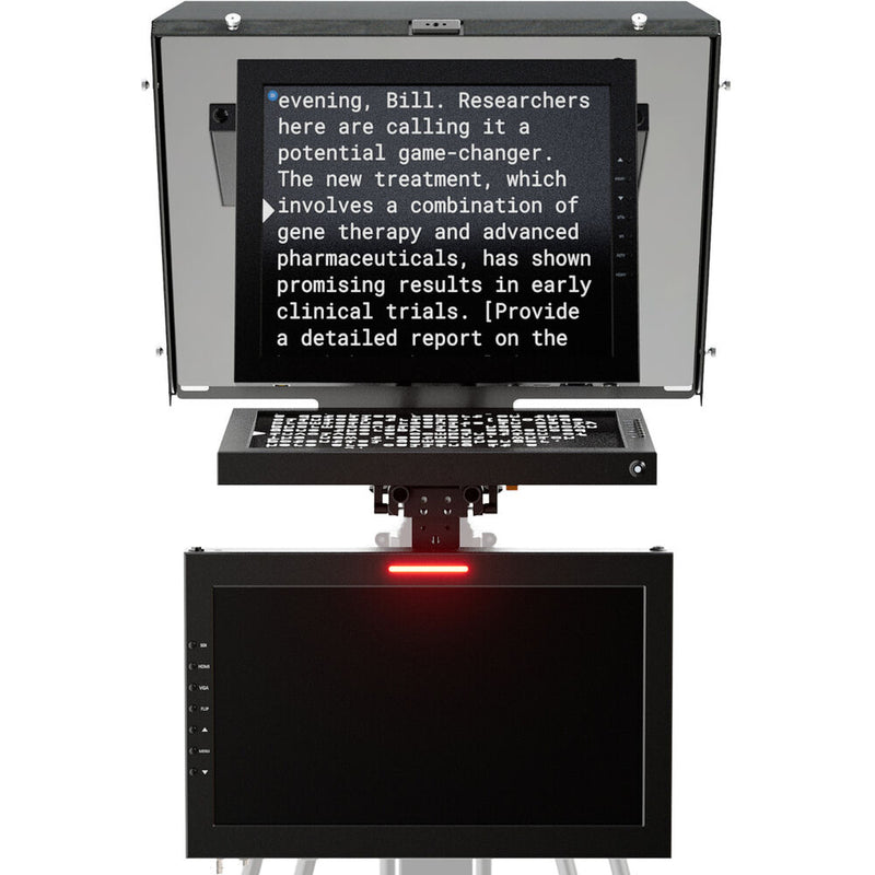 ikan Professional 15" High-Bright PTZ Teleprompter with Talent Monitor