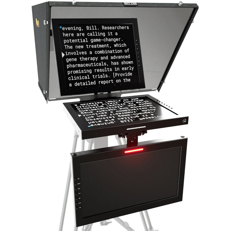 ikan Professional 15" SDI High-Bright PTZ Teleprompter with Talent Monitor