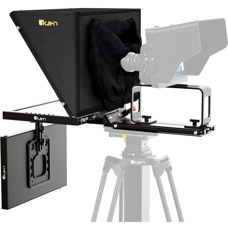 ikan PT4500S-TM-V3 Professional 15" SDI High-Bright Teleprompter with Widescreen Talent Monitor