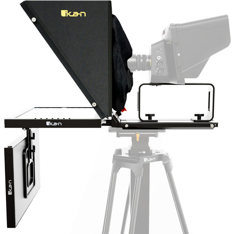 ikan PT4500S-TM-V3 Professional 15" SDI High-Bright Teleprompter with Widescreen Talent Monitor