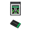 Delkin Devices 512GB POWER 4.0 CFexpress Type B Memory Card with Card Reader