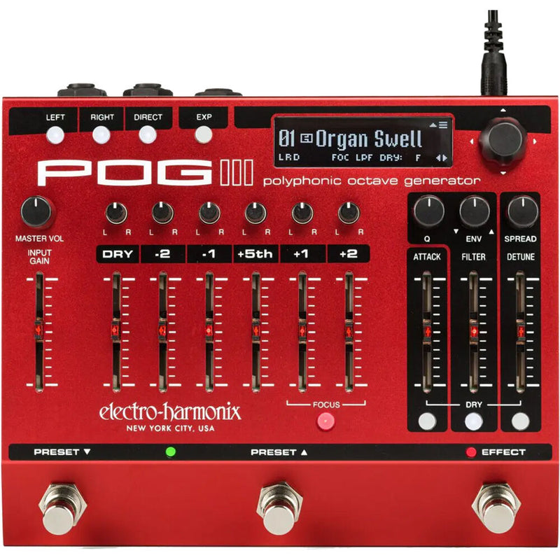 Electro-Harmonix POG3 Polyphonic Octave Generator Pedal