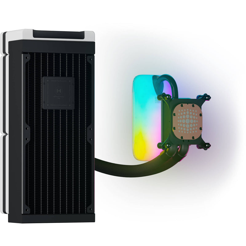 HYTE THICC Q60 240mm AIO RGB Liquid Cooler (Black/White)