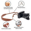 Fab' F11 Leather Camera Strap (Brown, 39 to 55")