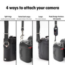 Fab' F11 Leather Camera Strap (Black, 39 to 55")
