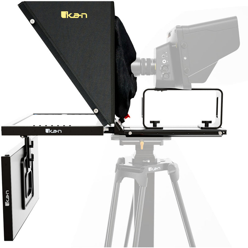 ikan PT4500-TM-V3 Professional 15" High-Bright Teleprompter with Widescreen Talent Monitor