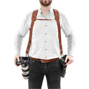 Fab' F22 Dual Camera Harness (Brown)