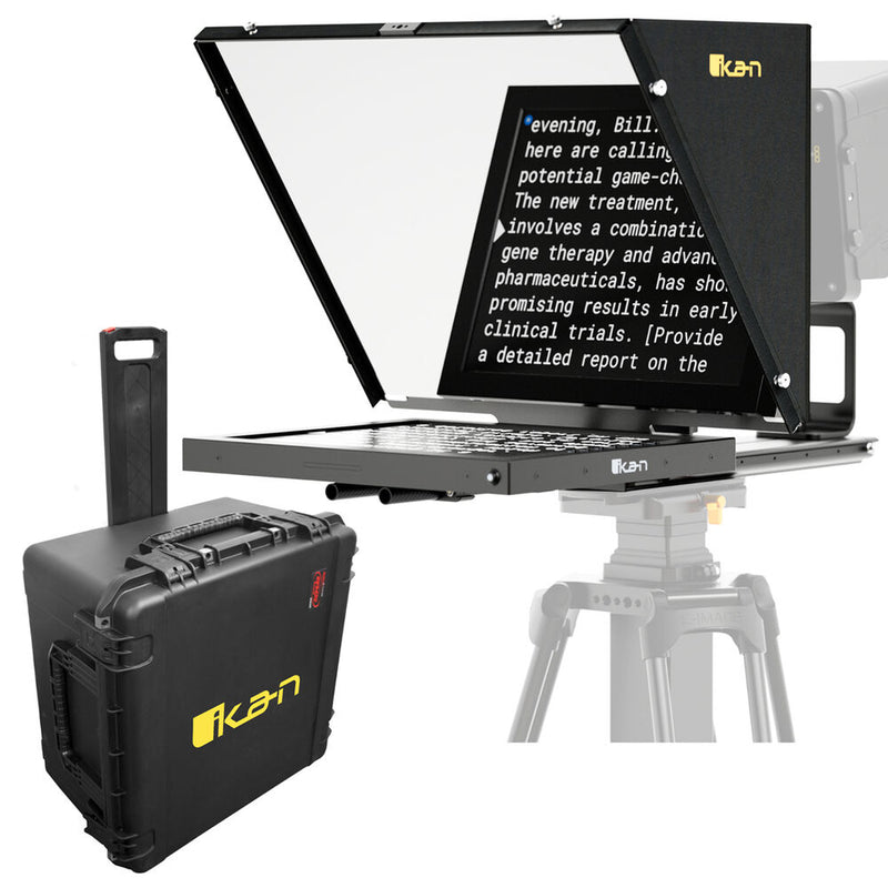 ikan PT4700-TK-V2 Professional 17" High-Bright Teleprompter Travel Kit