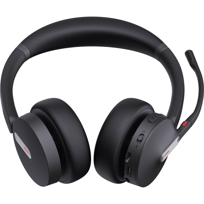 Yealink BH70 Stereo Wireless Bluetooth Headset for Microsoft Teams with USB-C Adapter