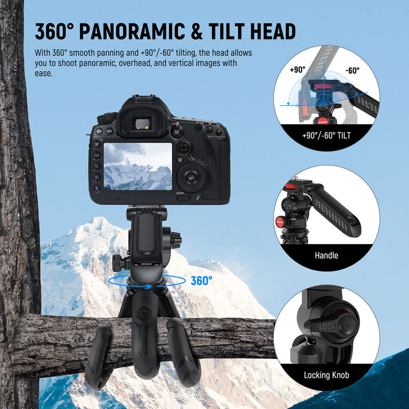 Neewer TP36 Mini Flexible Tripod with Ball Head & Remote