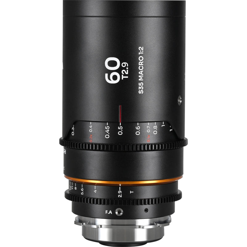Venus Optics Laowa Nanomorph 60mm T2.9 1.5x Macro 1:2 Anamorphic Lens (ARRI PL & Canon EF, Amber Flare)