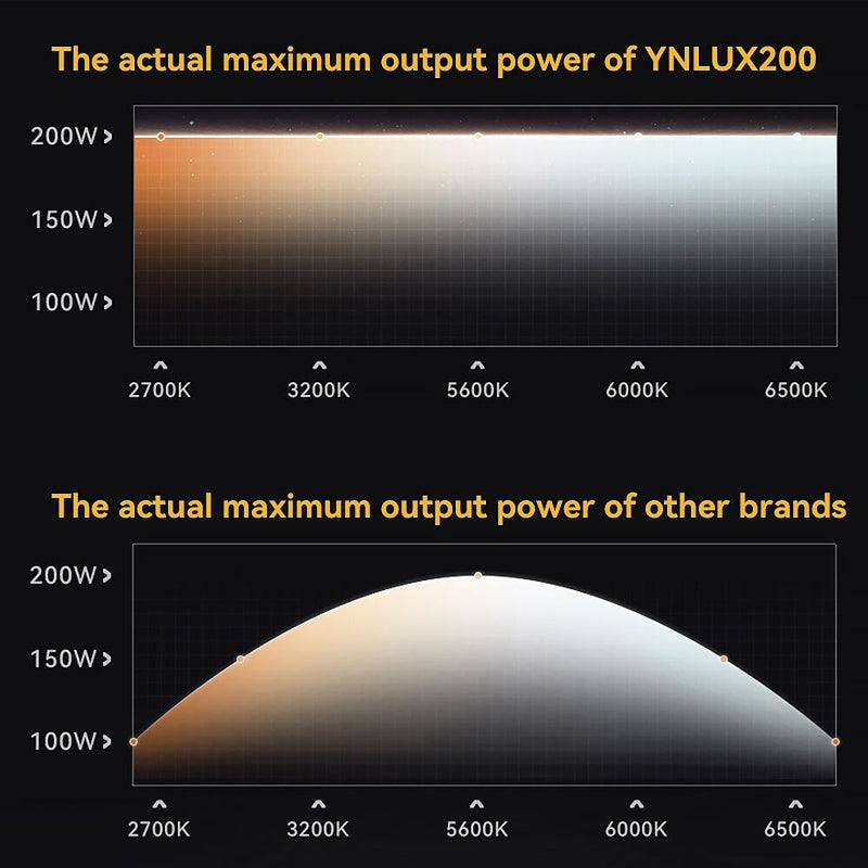 Yongnuo LUX200 Handheld Bi-Color LED Monolight Kit (Gray)