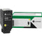 Lexmark Return Program Toner Cartridge (Yellow, 5000 Page Yield)