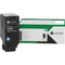 Lexmark Return Program Toner Cartridge (Cyan, 10,500 Page Yield)