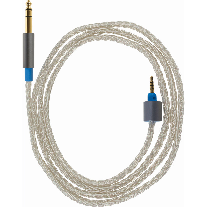 Dekoni Audio Dekoni Ensemble Presplit  6.35mm  Balanced 64" Silver Braided Cable