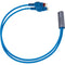 Dekoni Audio Dekoni Ensemble Postsplit HD600 Connectors with Blue Nylon Jacket