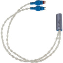 Dekoni Audio Dekoni Ensemble Postsplit HD600 Connectors with Silver Braided Cable