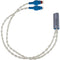 Dekoni Audio Dekoni Ensemble Postsplit HD600 Connectors with Silver Braided Cable