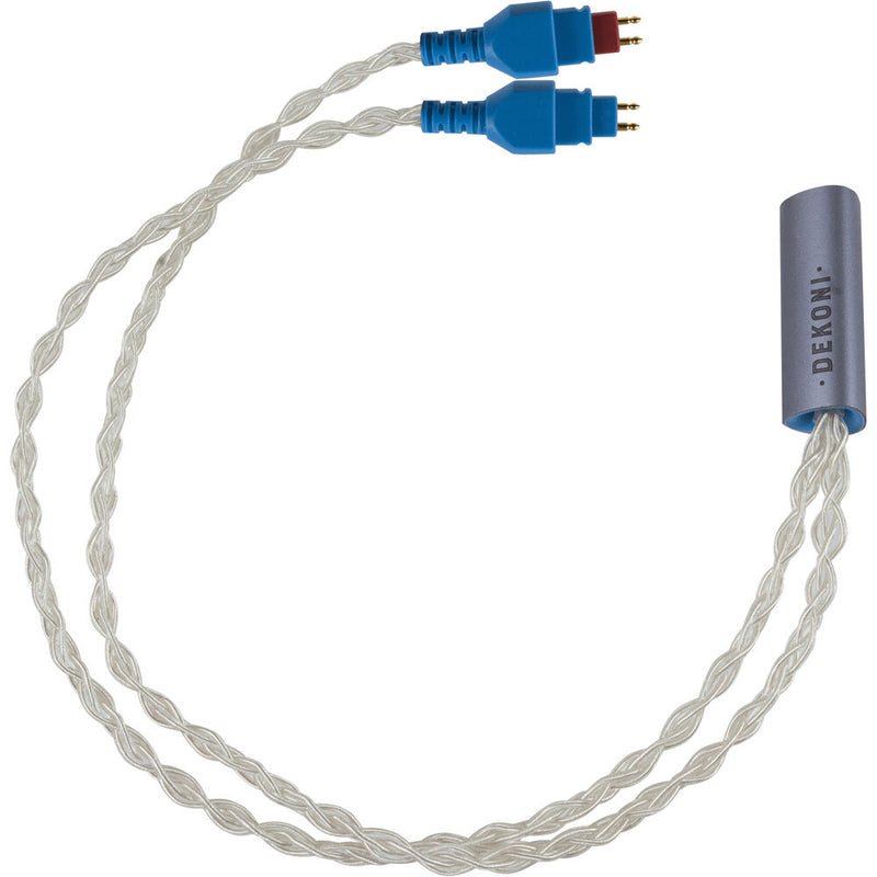 Dekoni Audio Dekoni Ensemble Postsplit HD600 Connectors with Silver Braided Cable