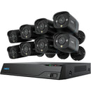 Reolink NVS16-8MB8-B 16-Channel 8MP NVR with 4TB HDD & Eight 8MP Bullet Cameras (Black)