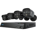 Reolink NVS8-8MB4-B 8-Channel 8MP NVR with 2TB HDD & Four 8MP Bullet Cameras (Black)