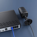 Reolink NVS8-8MB4-B 8-Channel 8MP NVR with 2TB HDD & Four 8MP Bullet Cameras (Black)