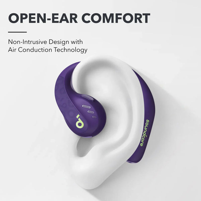 Soundcore by Anker AeroFit Pro Open-Ear Earbuds (Electric Purple)