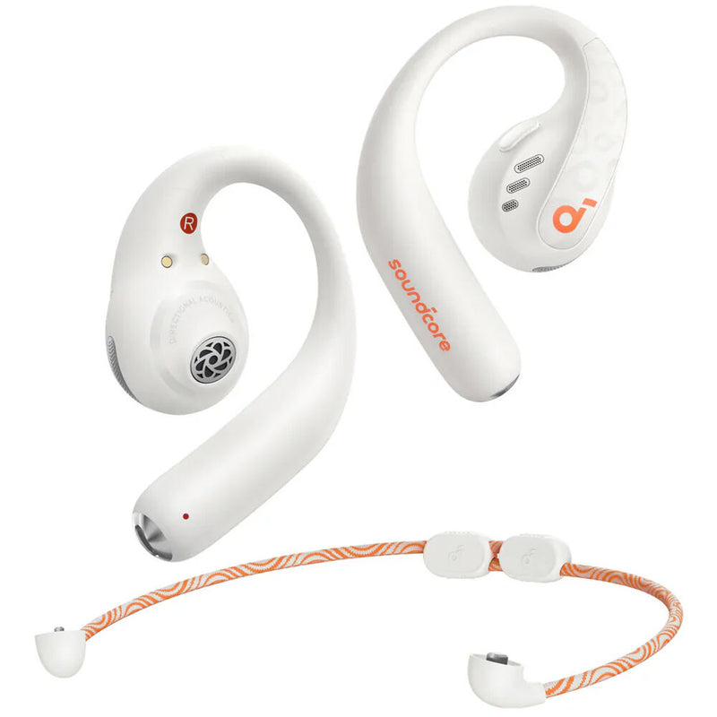 Soundcore by Anker AeroFit Pro Open-Ear Earbuds (Frost White)