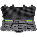 RAGAR Hard Rifle Case with RAGAR Reconfigurable & Reusable XP Crosslinked Foam (38", Black)