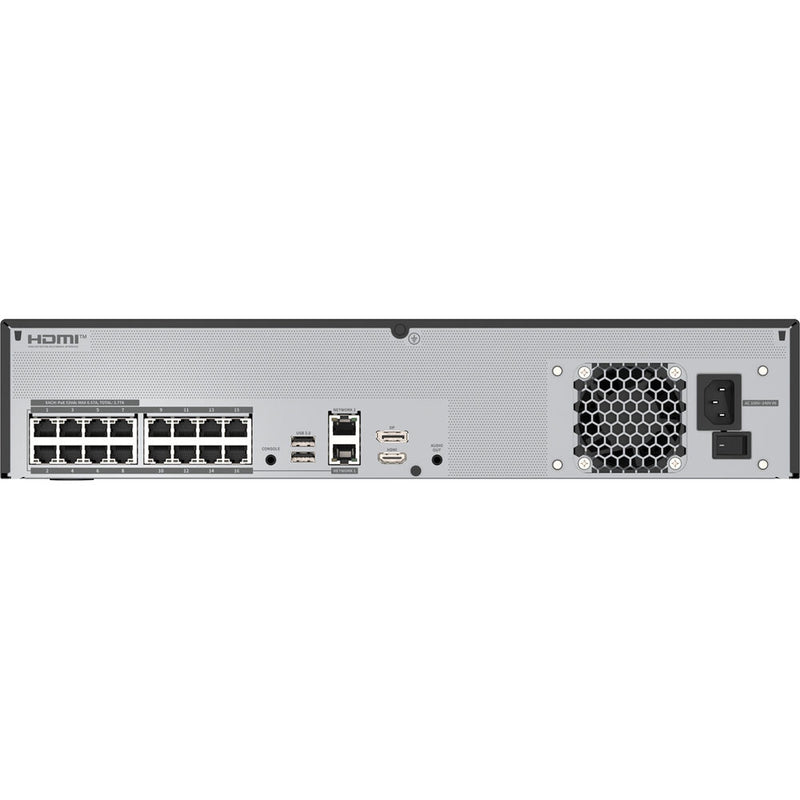 Hanwha Vision WRN-1632S Wisenet WAVE PoE+ 16-Channel NVR with 12TB HDD